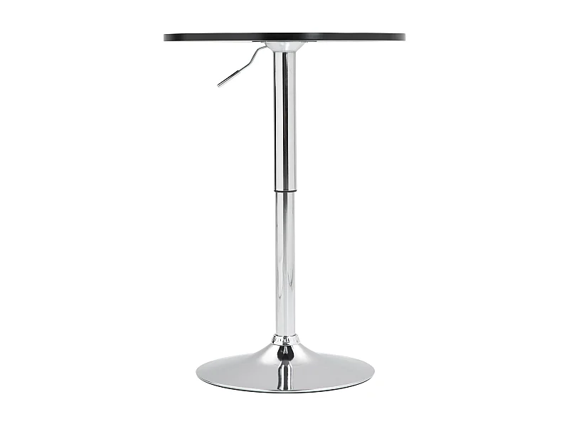 Table haute - rond Ø 60 cm - Bois - Noir - Lamoni