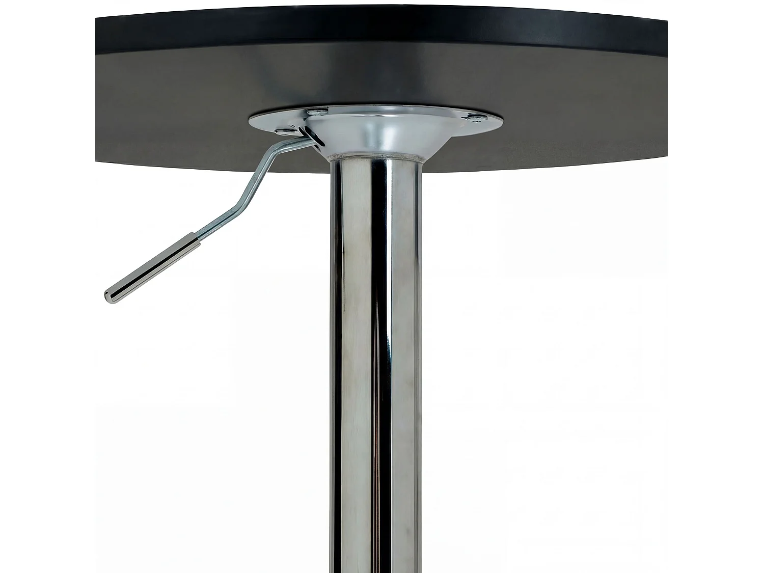 Table haute - rond Ø 60 cm - Bois - Noir - Lamoni