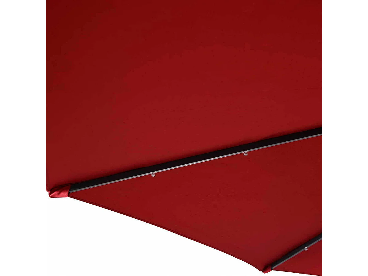PARASOL DE JARDIN AVEC LED SOLAIRES, 300 CM