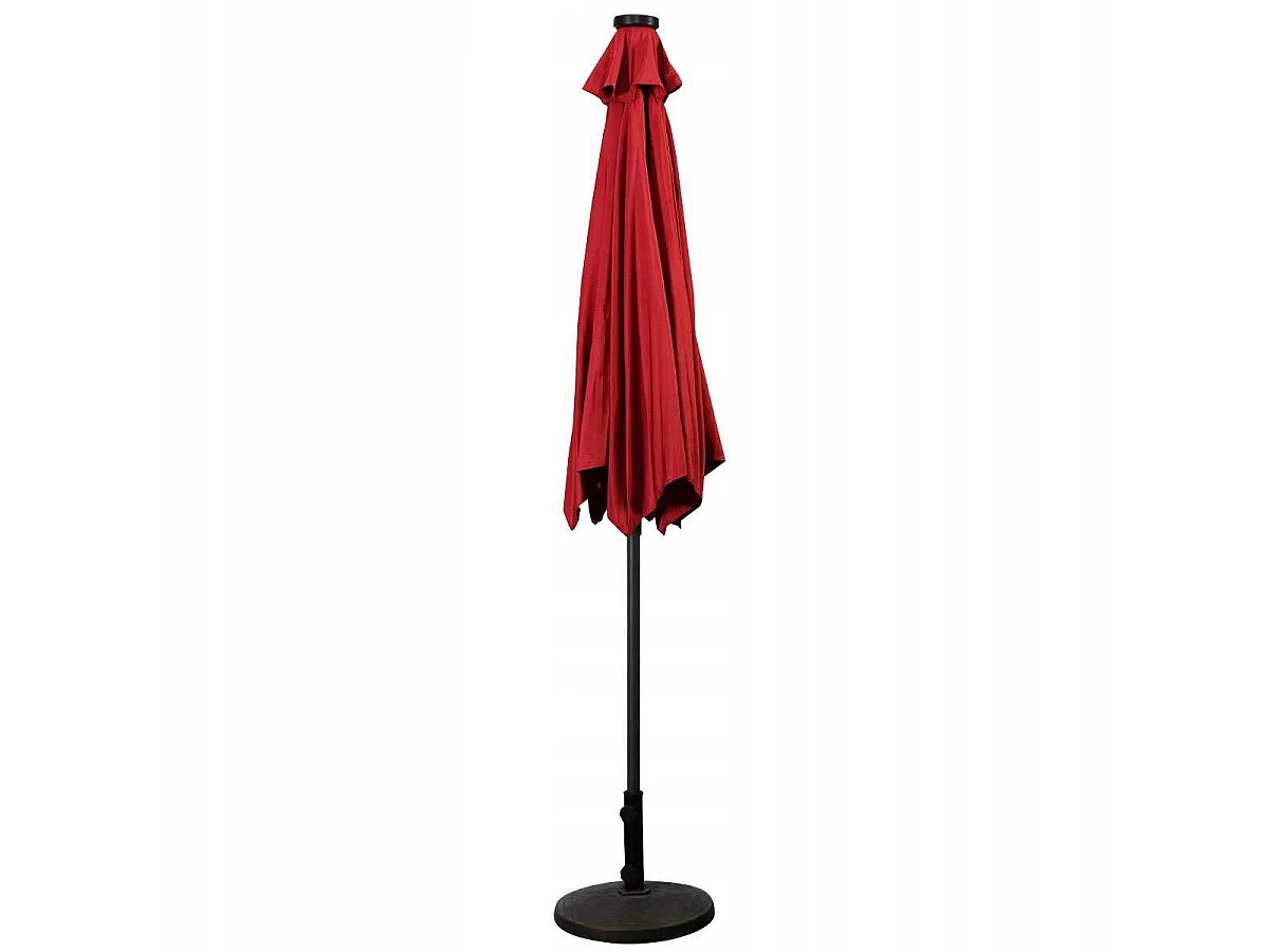 PARASOL DE JARDIN AVEC LED SOLAIRES, 300 CM