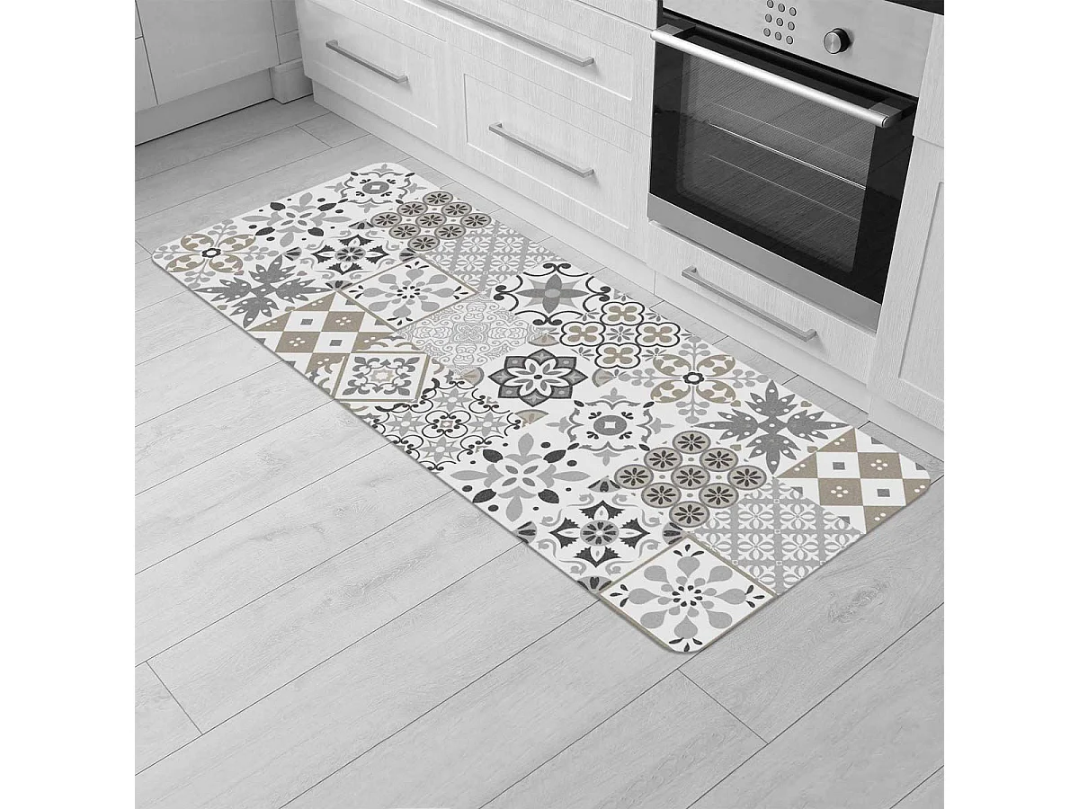 Tapis Déco Rectangle "Salou" 45x120cm Naturel