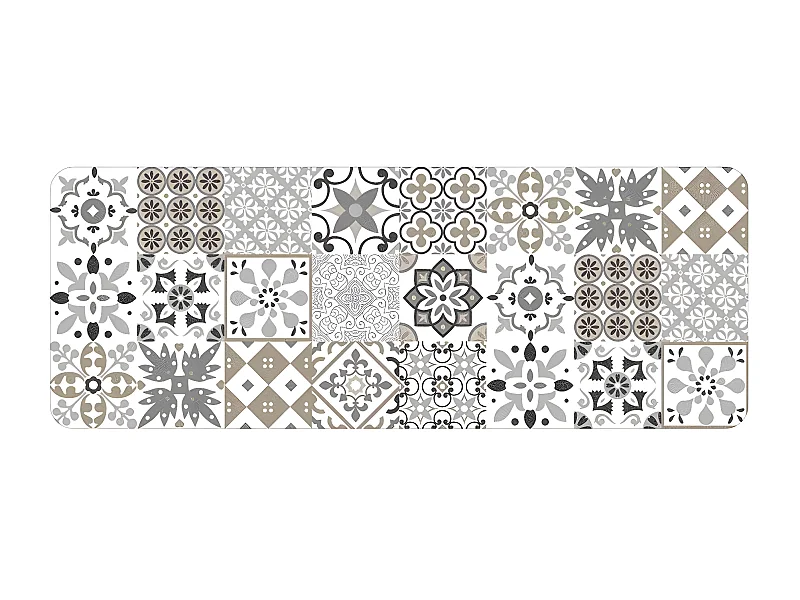 Tapis Déco Rectangle "Salou" 45x120cm Naturel