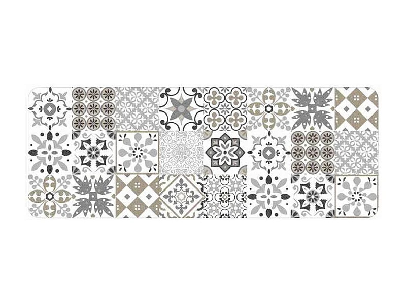 Tapis Déco Rectangle "Salou" 45x120cm Naturel