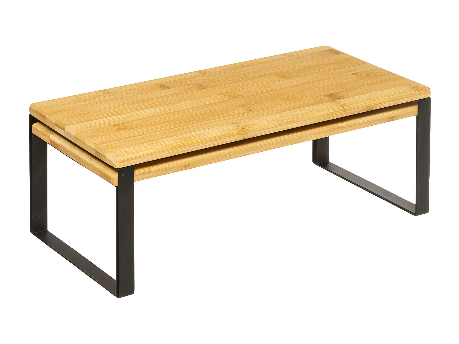 Étagère Gigogne "Blackbamboo" 40cm Naturel