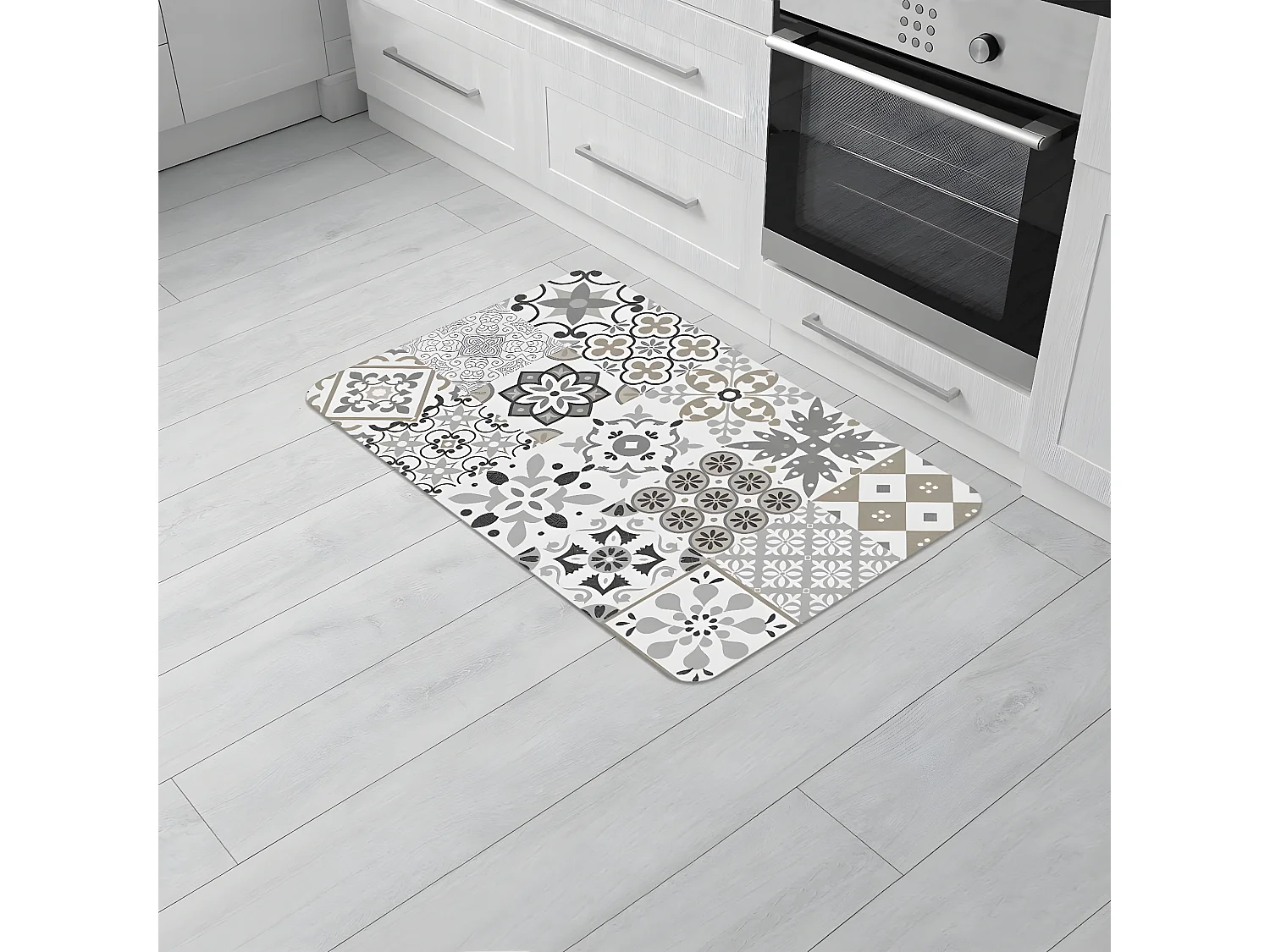 Tapis Déco Rectangle "Salou" 45x75cm Naturel