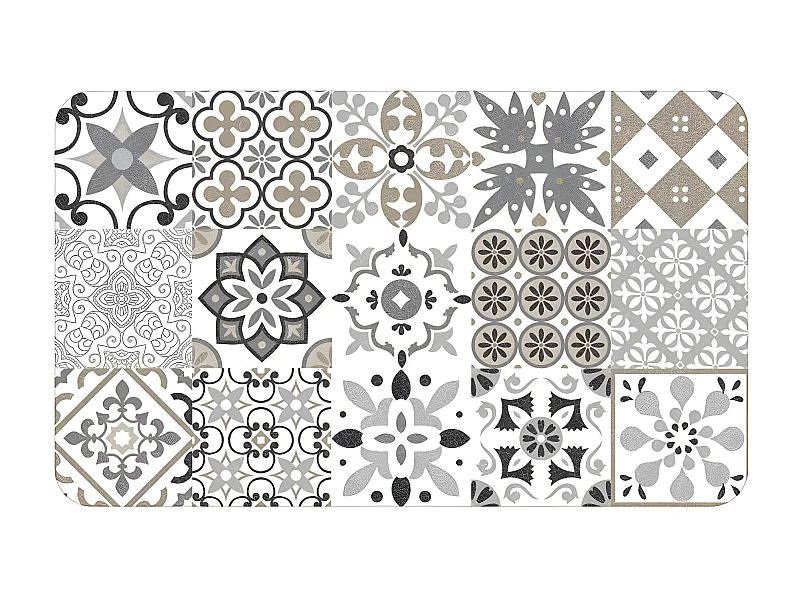 Tapis Déco Rectangle "Salou" 45x75cm Naturel