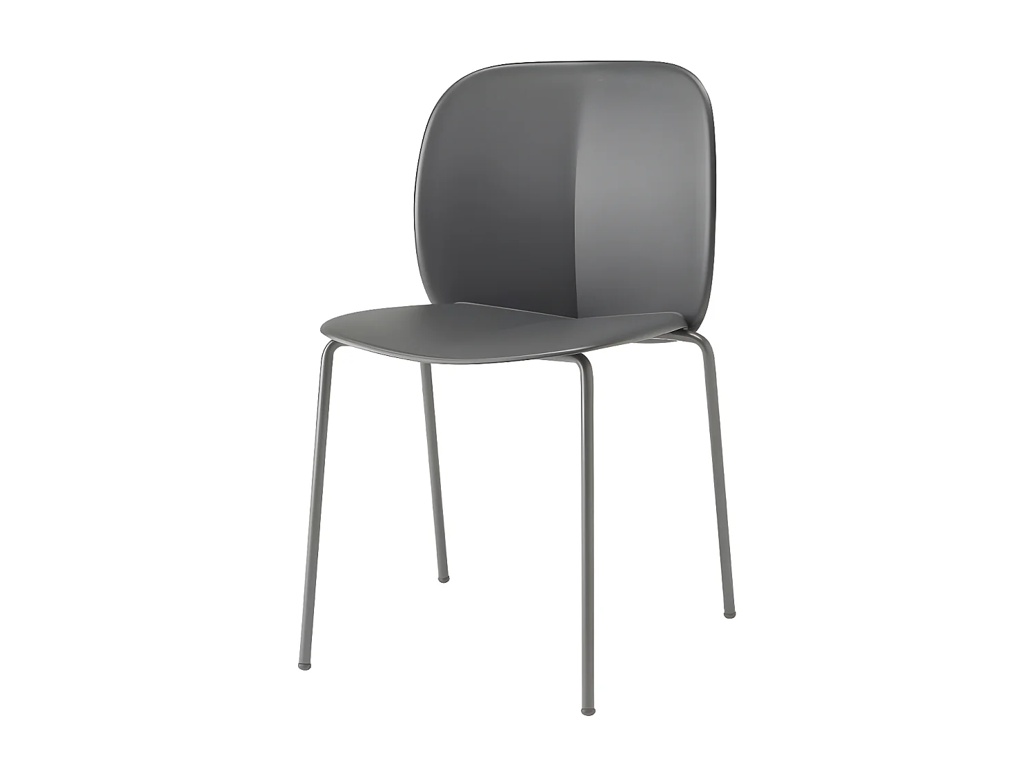 Chaise empilable Mentha recyclée par SCAB