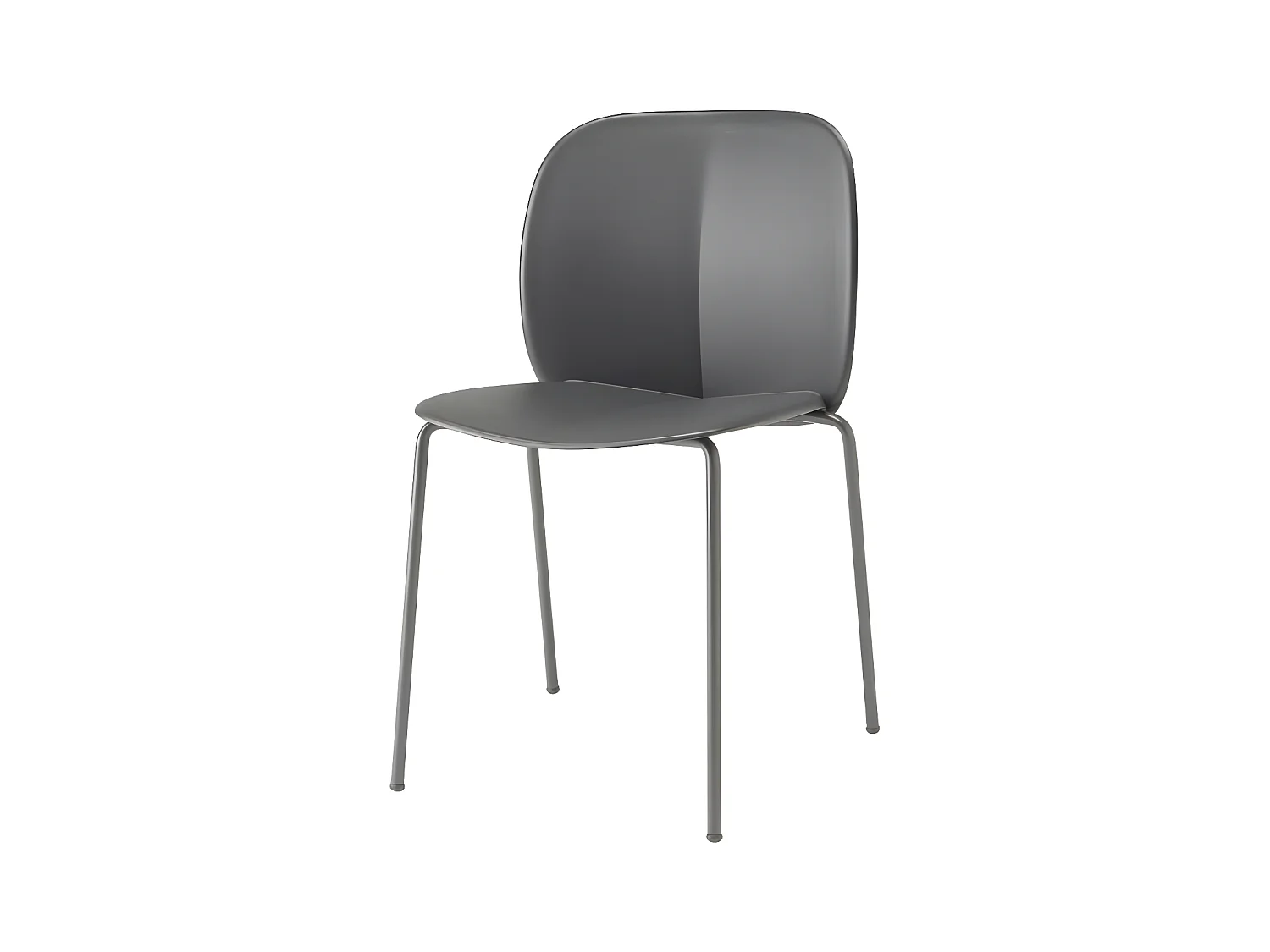Chaise empilable Mentha recyclée par SCAB