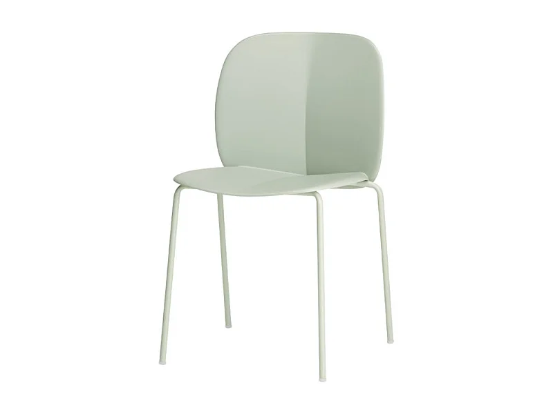 Chaise empilable Mentha recyclée par SCAB