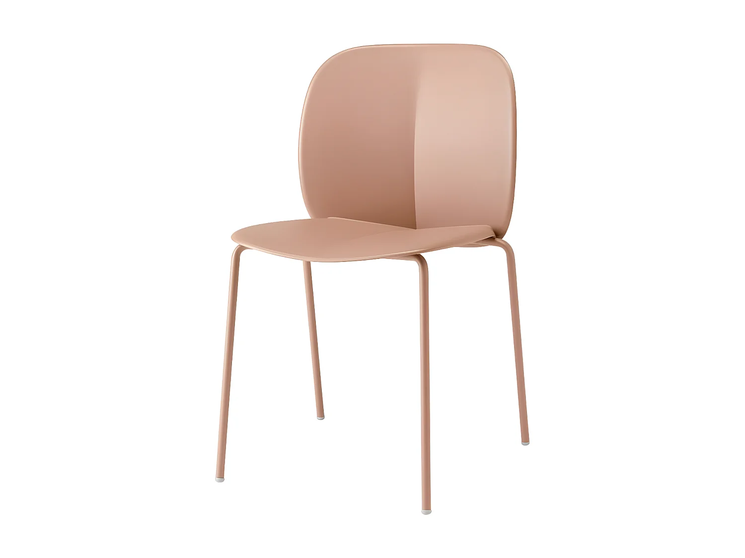 Chaise empilable Mentha recyclée par SCAB