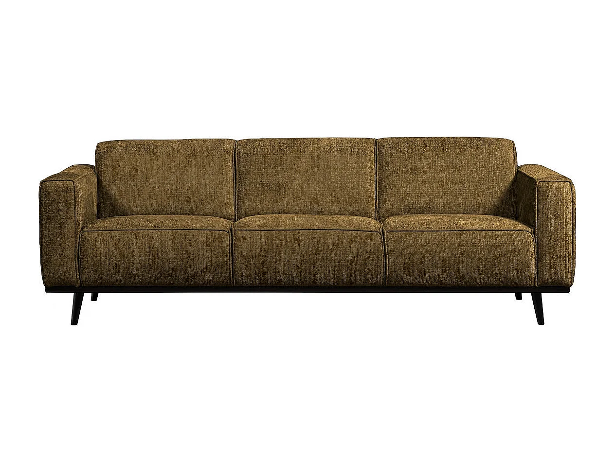 STATEMENT - 3-Sitzer-Sofa aus Samt kupferbraun