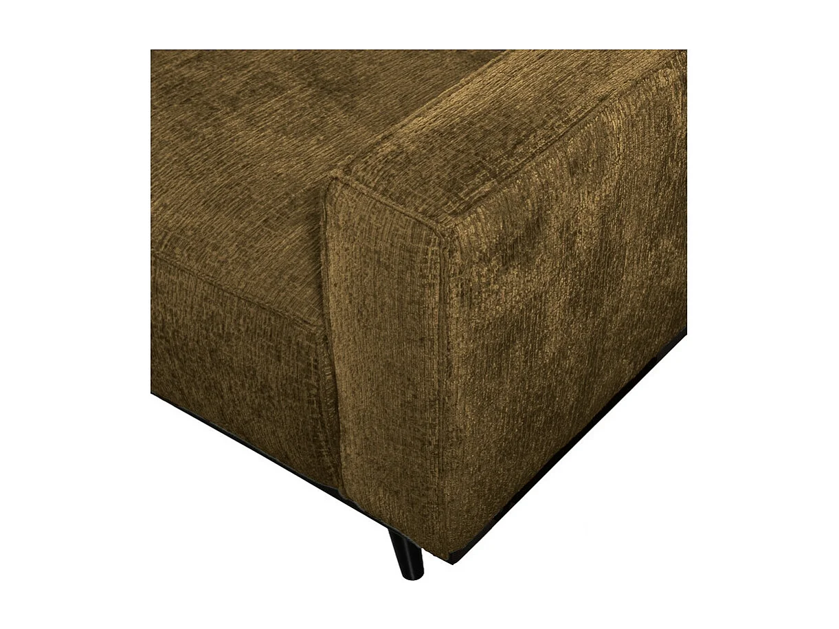 STATEMENT - 3-Sitzer-Sofa aus Samt kupferbraun