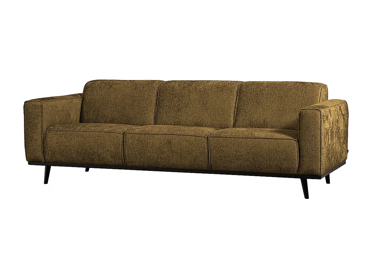 STATEMENT - 3-Sitzer-Sofa aus Samt kupferbraun