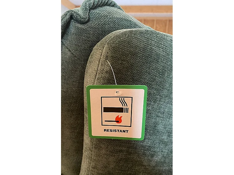 EASY - Fauteuil cosy en velours vert