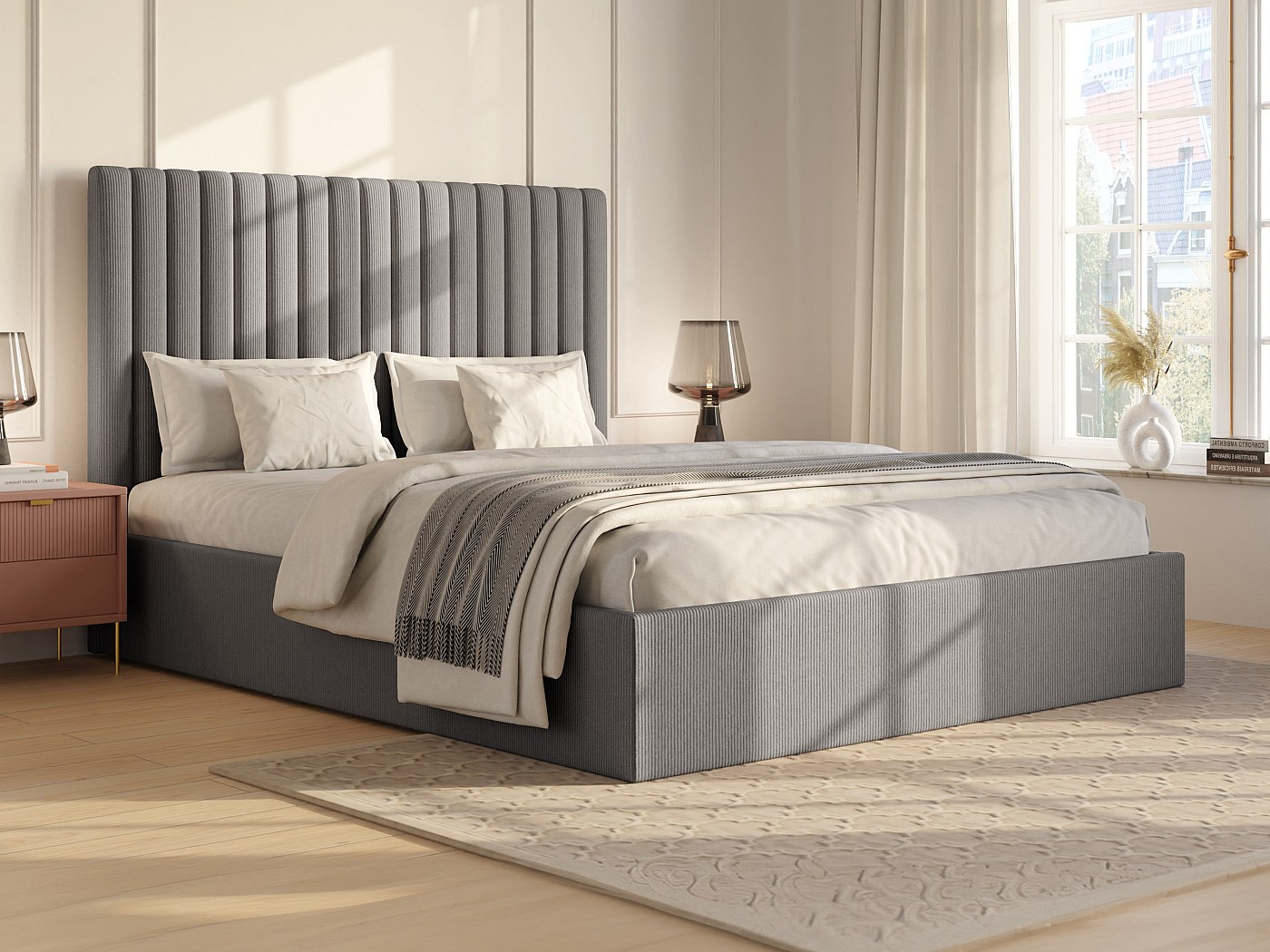 Lit Gris 140x190null