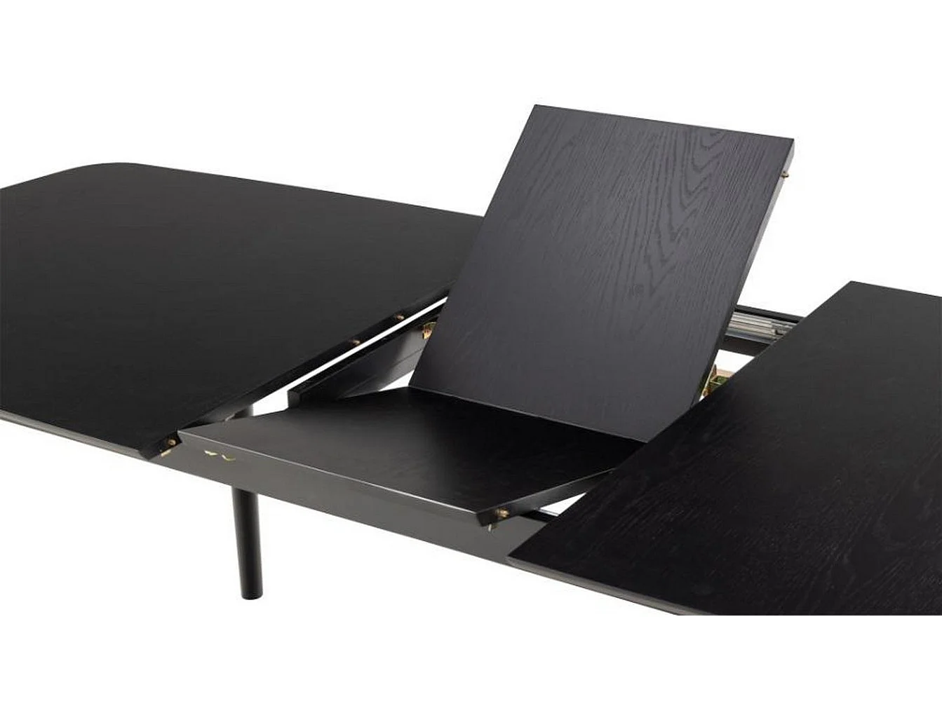 TIVOLI - Ausziehbarer Esstisch Schwarz D220 cm