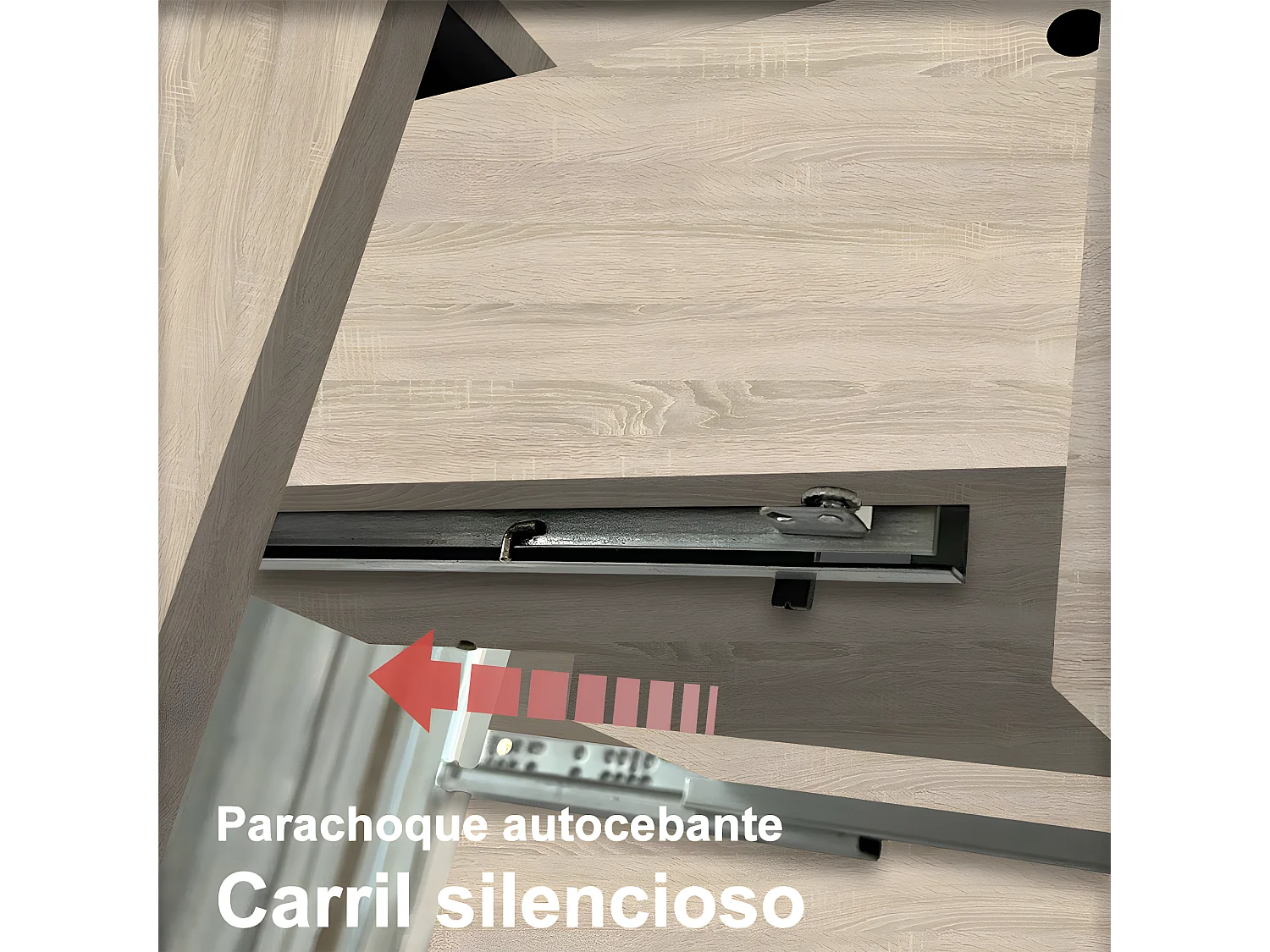 Aica Mueble de baño con lavabo,roble, 99 x 44,5 x 52 cm