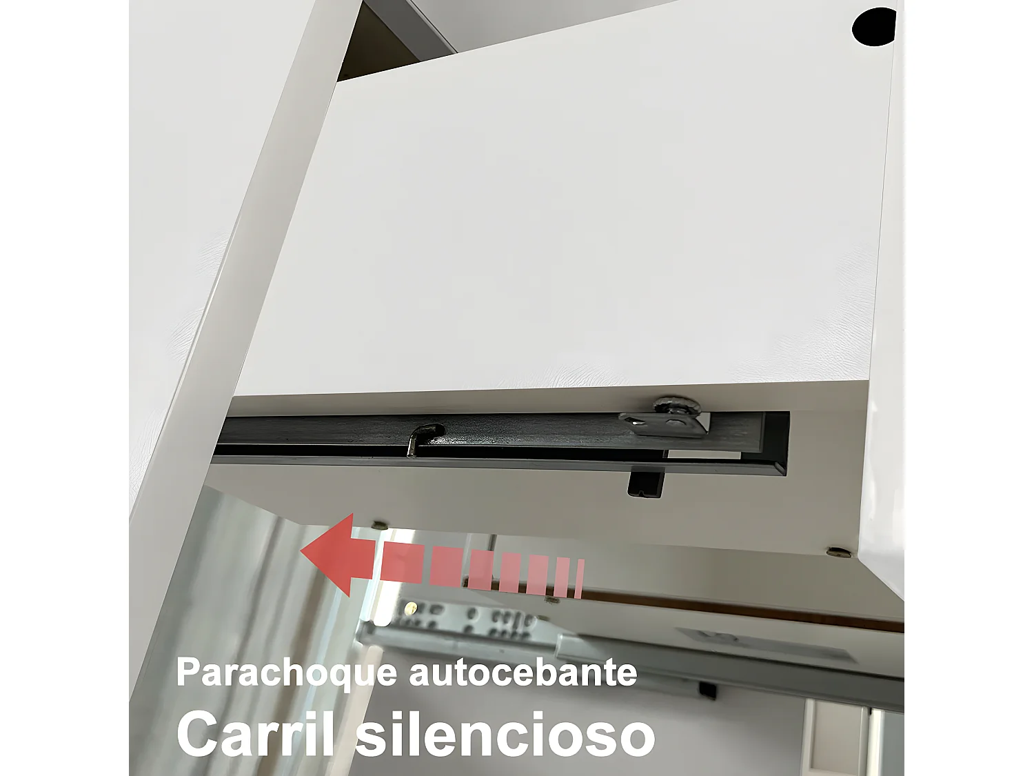 Aica Mueble de baño con lavabo,blanco mate, 99 x 44,5 x 52 cm