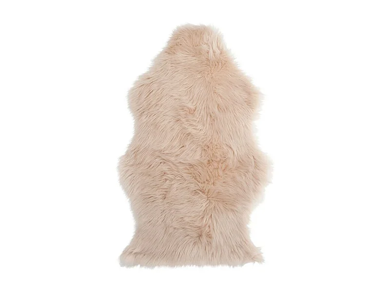 Tapis Imitation Fourrure "Ashley" 57x94cm Beige