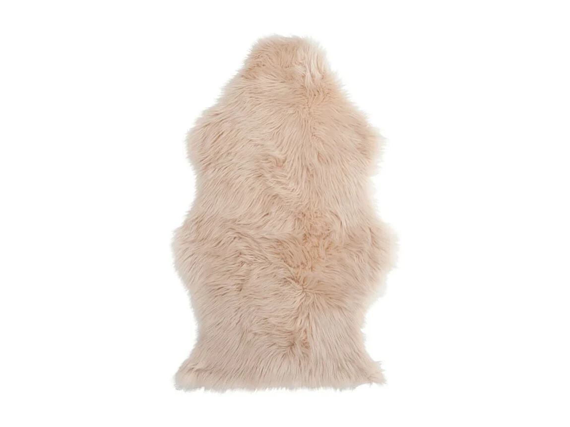 Tapis Imitation Fourrure "Ashley" 57x94cm Beige