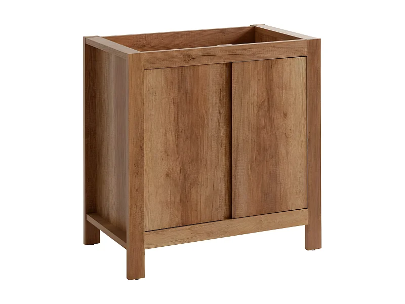 Armoire Sous Lavabos CLASSIC CUW80 2D 80x46x79 Marron