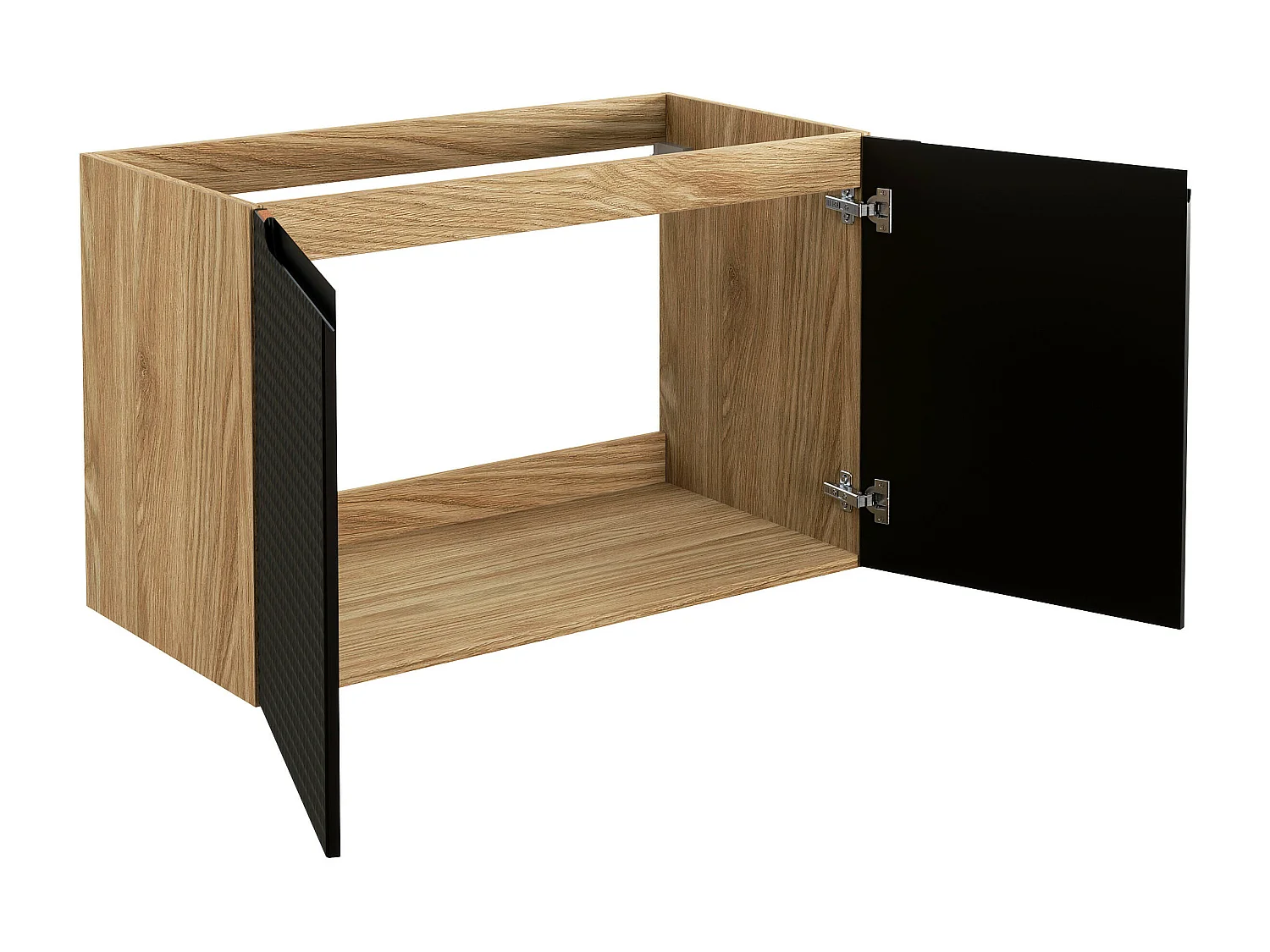 Kast Onder Wastafels LUXOR CUW90 2D 90x46x57 Zwart