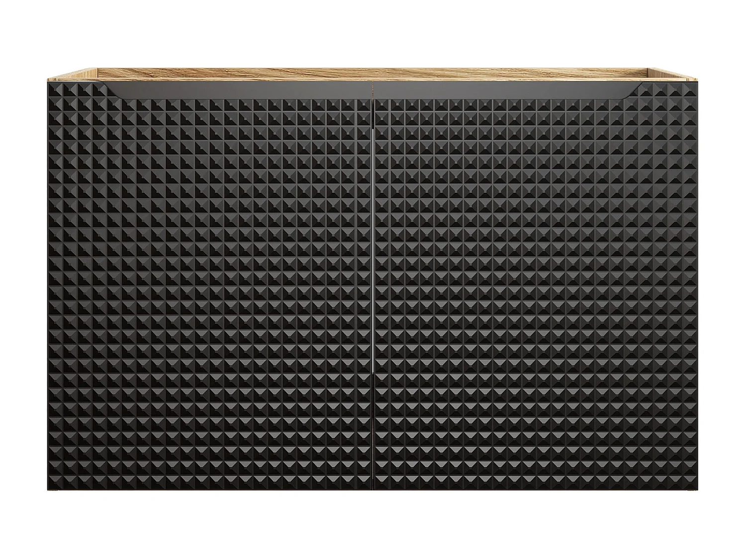 Kast Onder Wastafels LUXOR CUW90 2D 90x46x57 Zwart