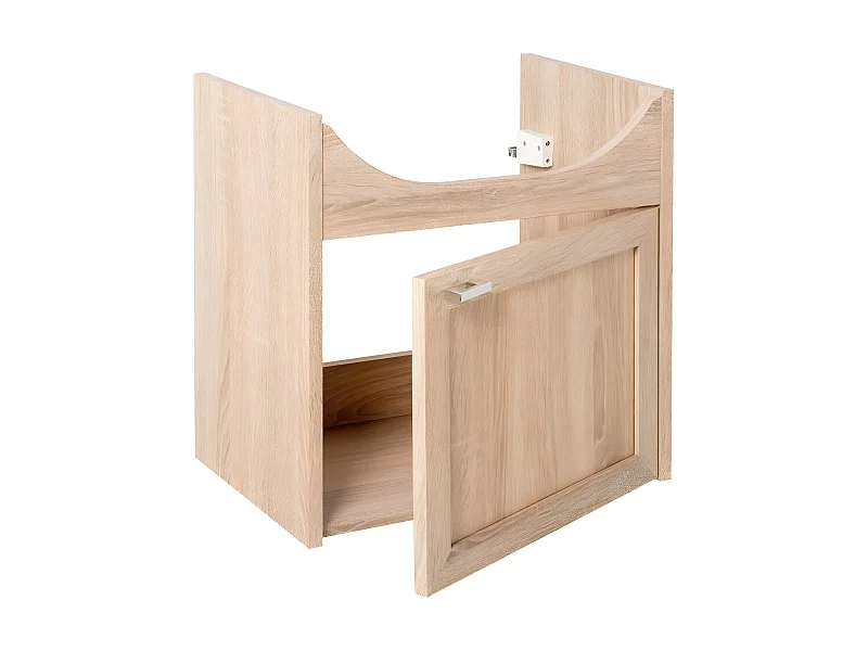 Armoire Sous Lavabos PIANO CUW48 1D 48x30x49 Clair naturel