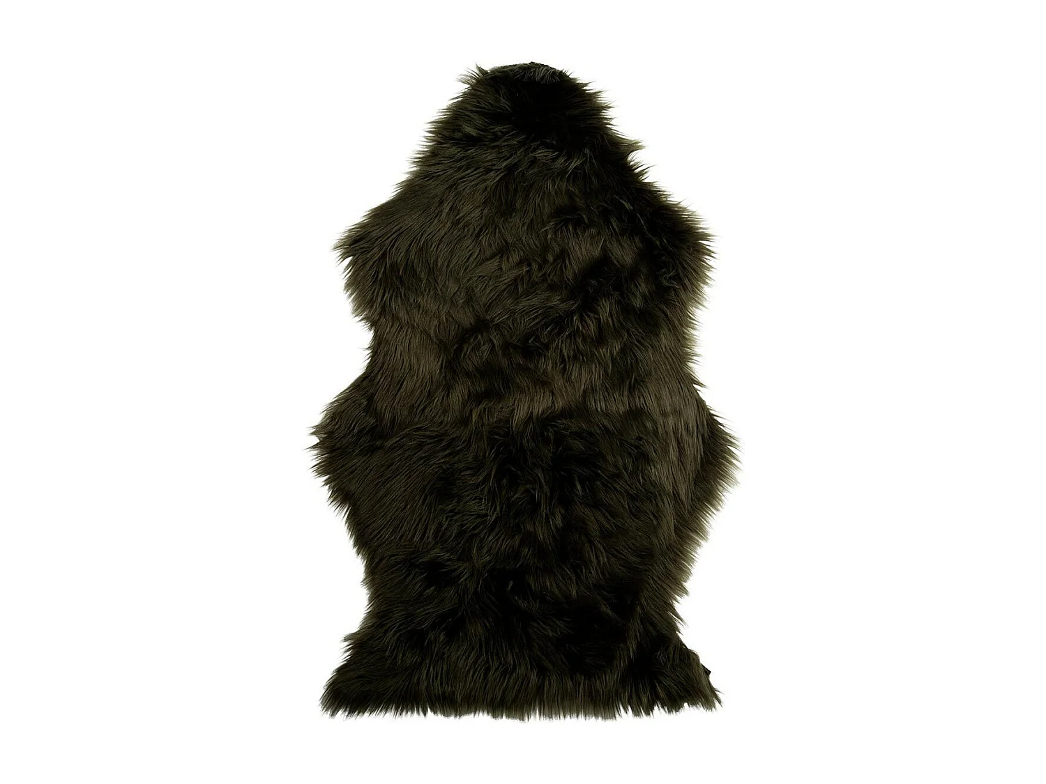 Tapis Déco Imitation Fourrure "Toti" 60x95cm Vert