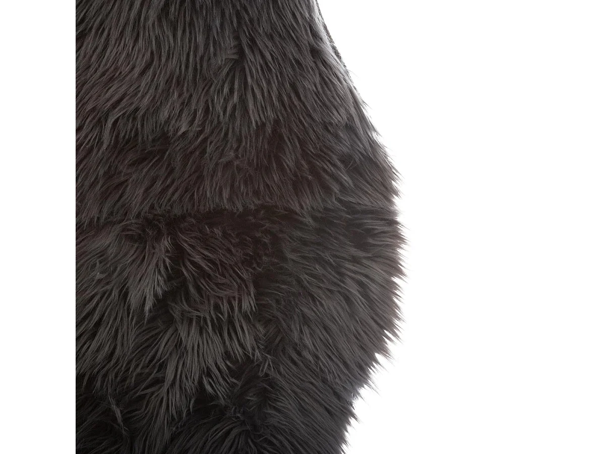 Tapis Imitation Fourrure "Loso" 90x150cm Gris