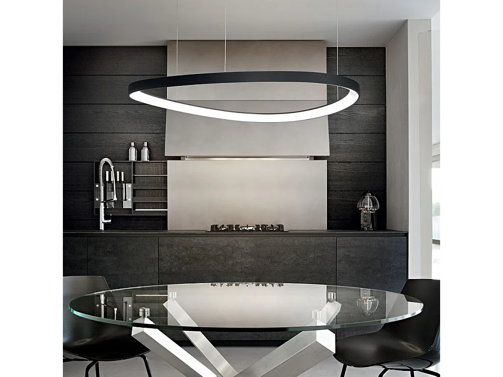 LED dekorative integrierte Pendelleuchte Messing, 3000K