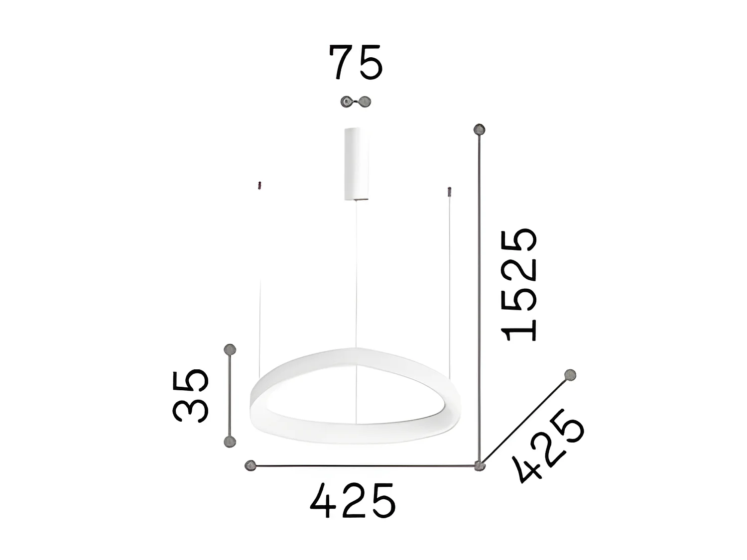 GEMINI SP D42 ON-OFF, Suspensión, Ideal Lux
