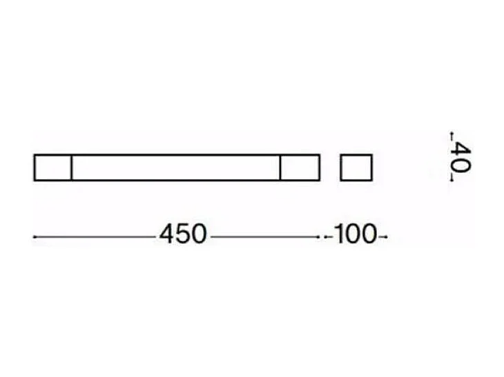 Ideal Lux BALANCE Integrierte LED-Leiste, weiß, 1450 lm, 3000 K