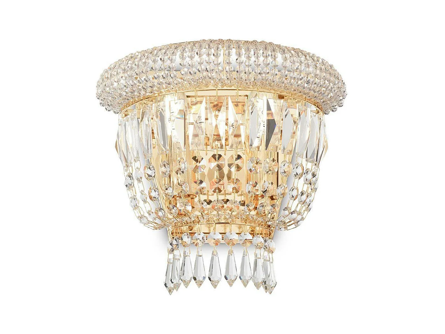 DUBAI AP2, glazen wandlamp, ideale lux