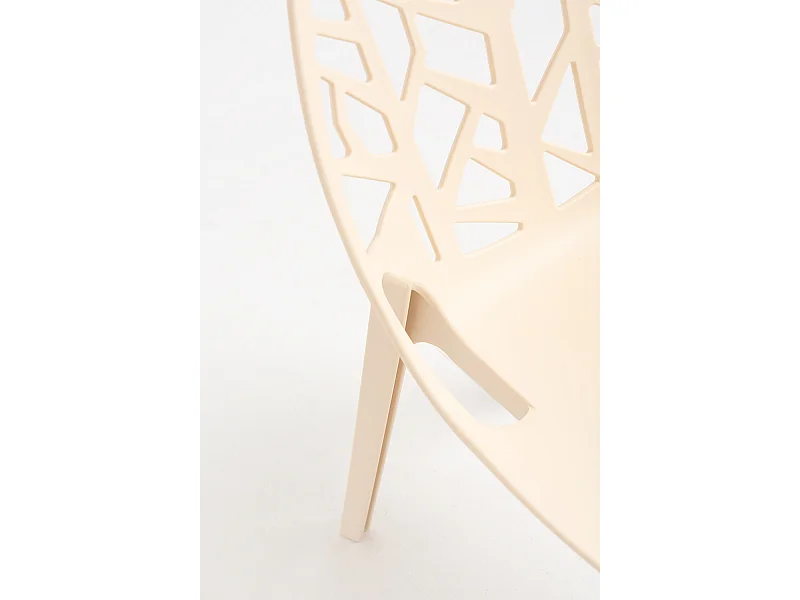 Sillas Jardín - Silla Hissar Polipropileno - Beige