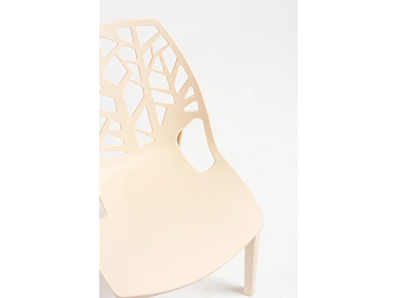 Sillas Jardín - Silla Hissar Polipropileno - Beige