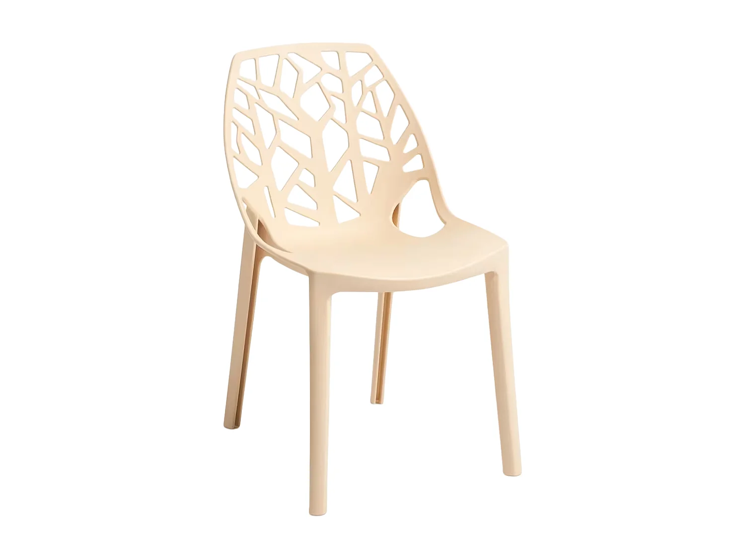 Sillas Jardín - Silla Hissar Polipropileno - Beige