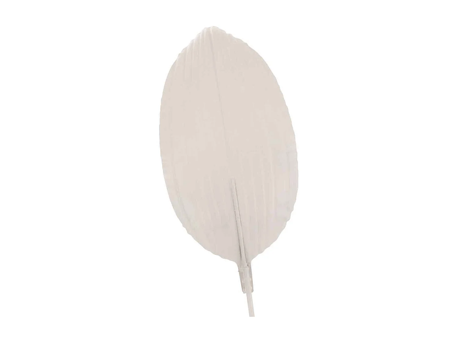 Decoración de planta en maceta de metal blanco 57x48x102 cm