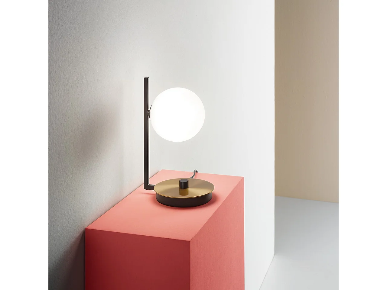 Ideal Lux BIRDS Lampe à poser Globe Noir