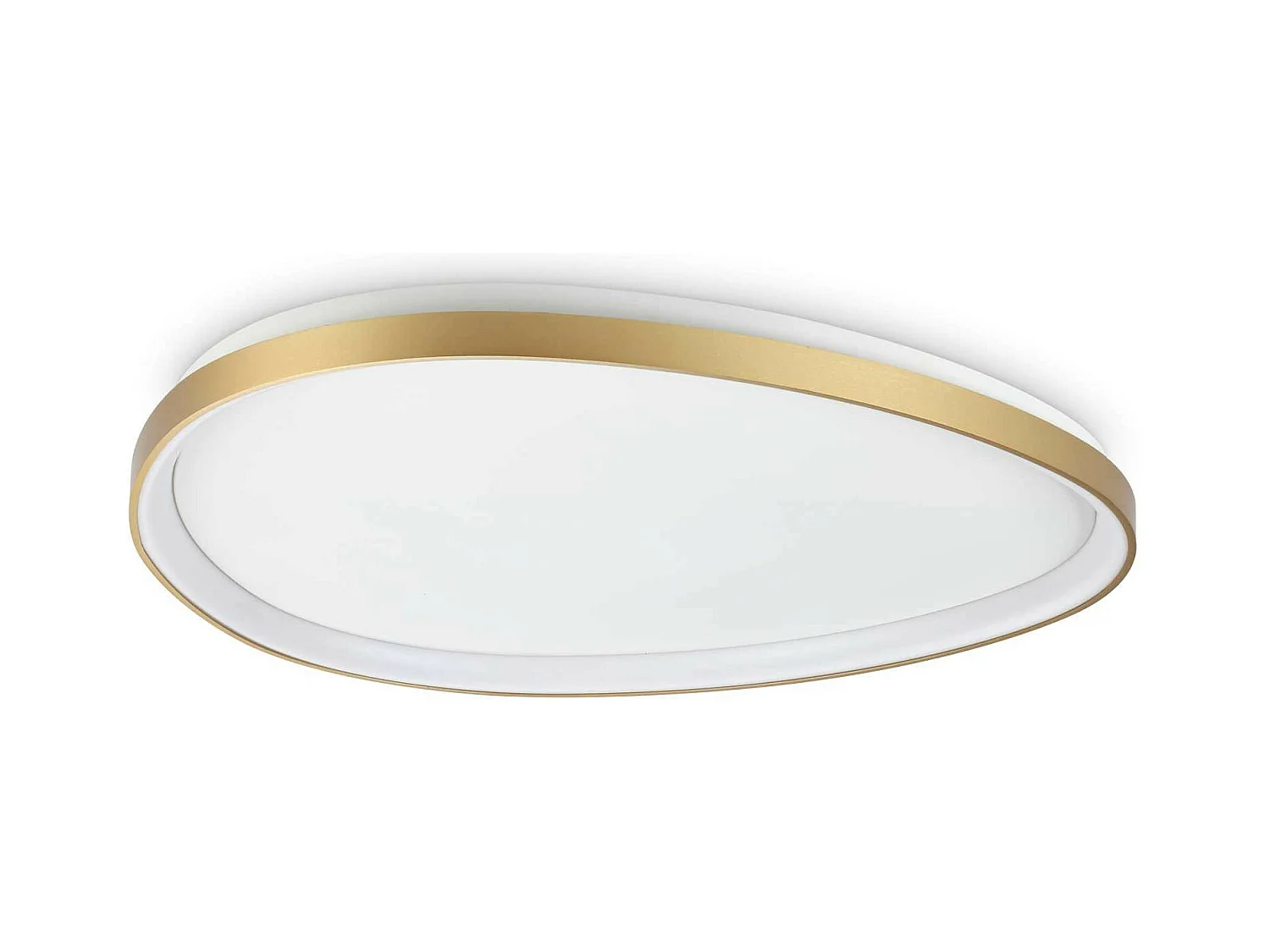 Ideal Lux GEMINI Semi-Encastré LED Intégré ON-OFF 81cm Laiton 5400Lm 3000K