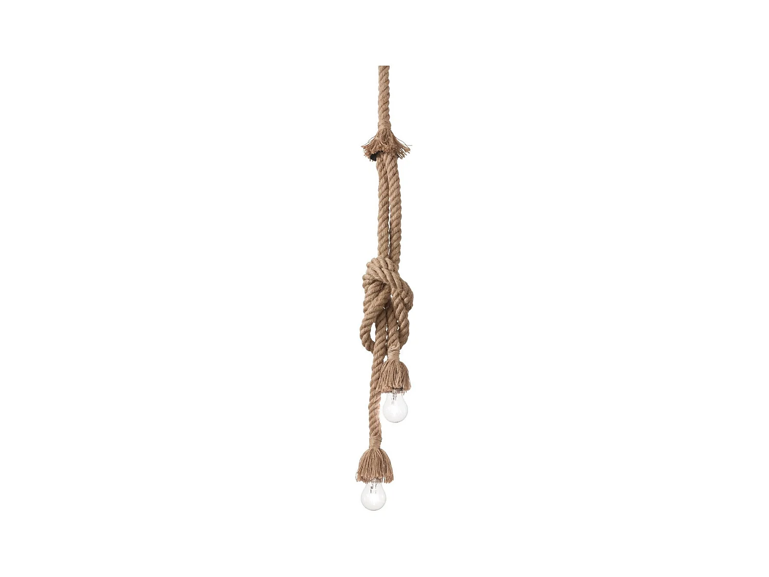 Ideal Lux Canapa Plafonnier à 2 ampoules marron, E27