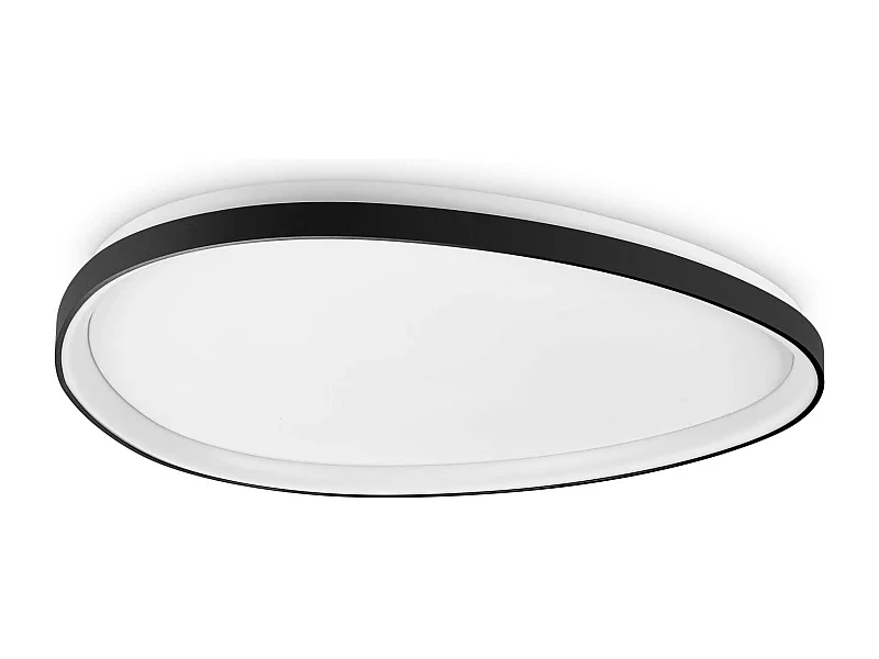 Ideal Lux GEMINI 81 cm integrierte DALI-LED-Halbbündigleuchte, Schwarz, 5400 lm, 3000 K