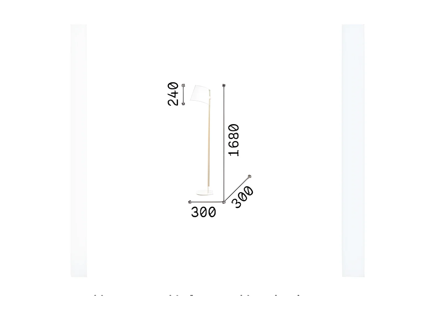 AXEL PT1, Lámpara de pie, Ideal Lux