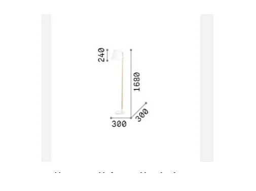 AXEL PT1, Lampadaire, Ideal Lux
