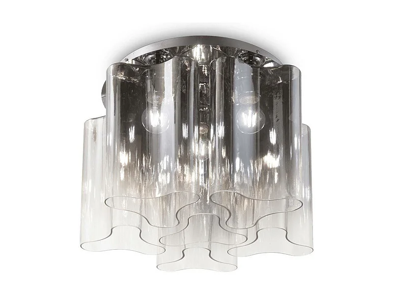 Ideal Lux Compo - 6 Licht Deckenleuchte Smokey, E27