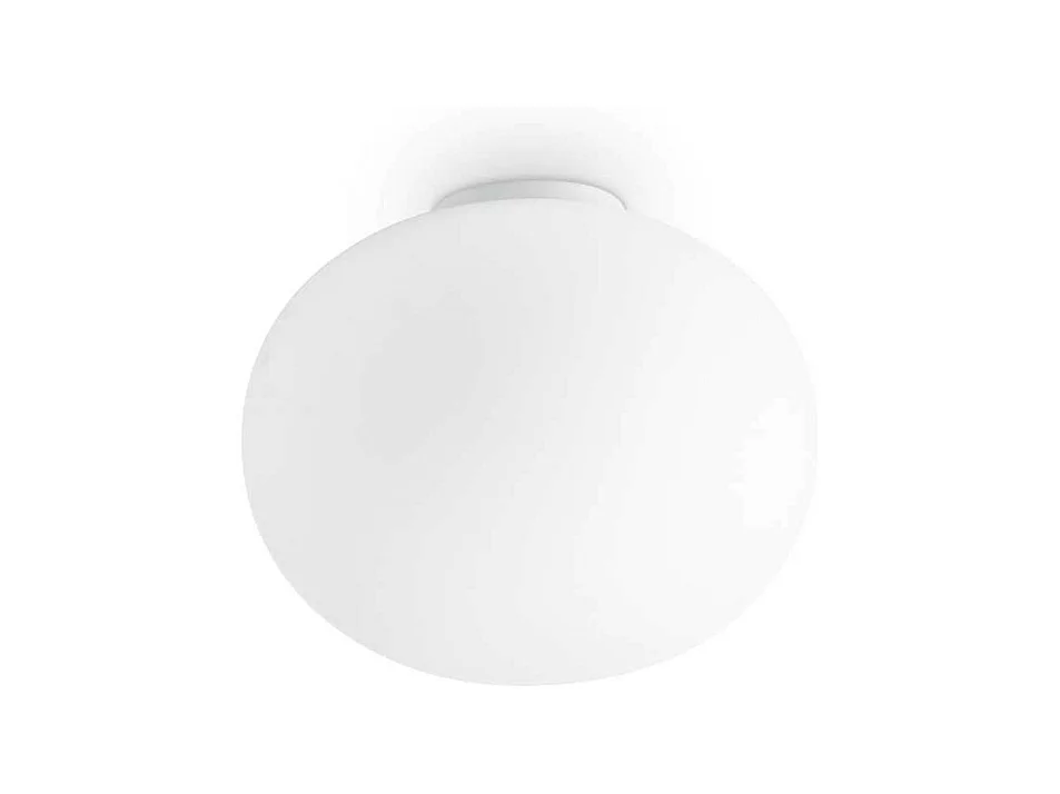 Ideal Lux COTTON Plafonnier Globe Blanc 30cm