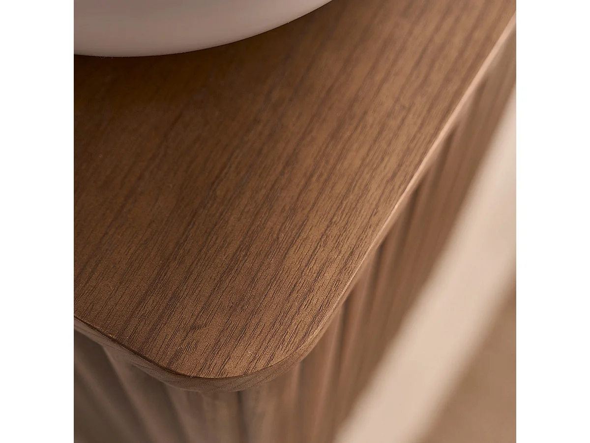 Mobile bagno sospeso in massello di mindi