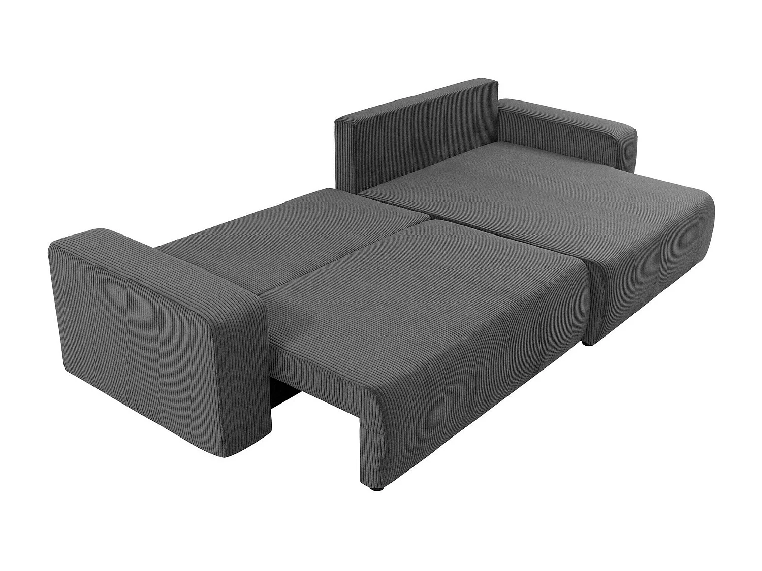 Ecksofa mit Bettkasten und Schlaffunktion - 274x145x82 cm - Poso 110- Piano