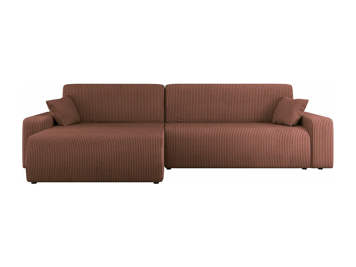 Ecksofa mit Bettkasten und Schlaffunktion - 274x145x82 cm - Poso 29 - Piano