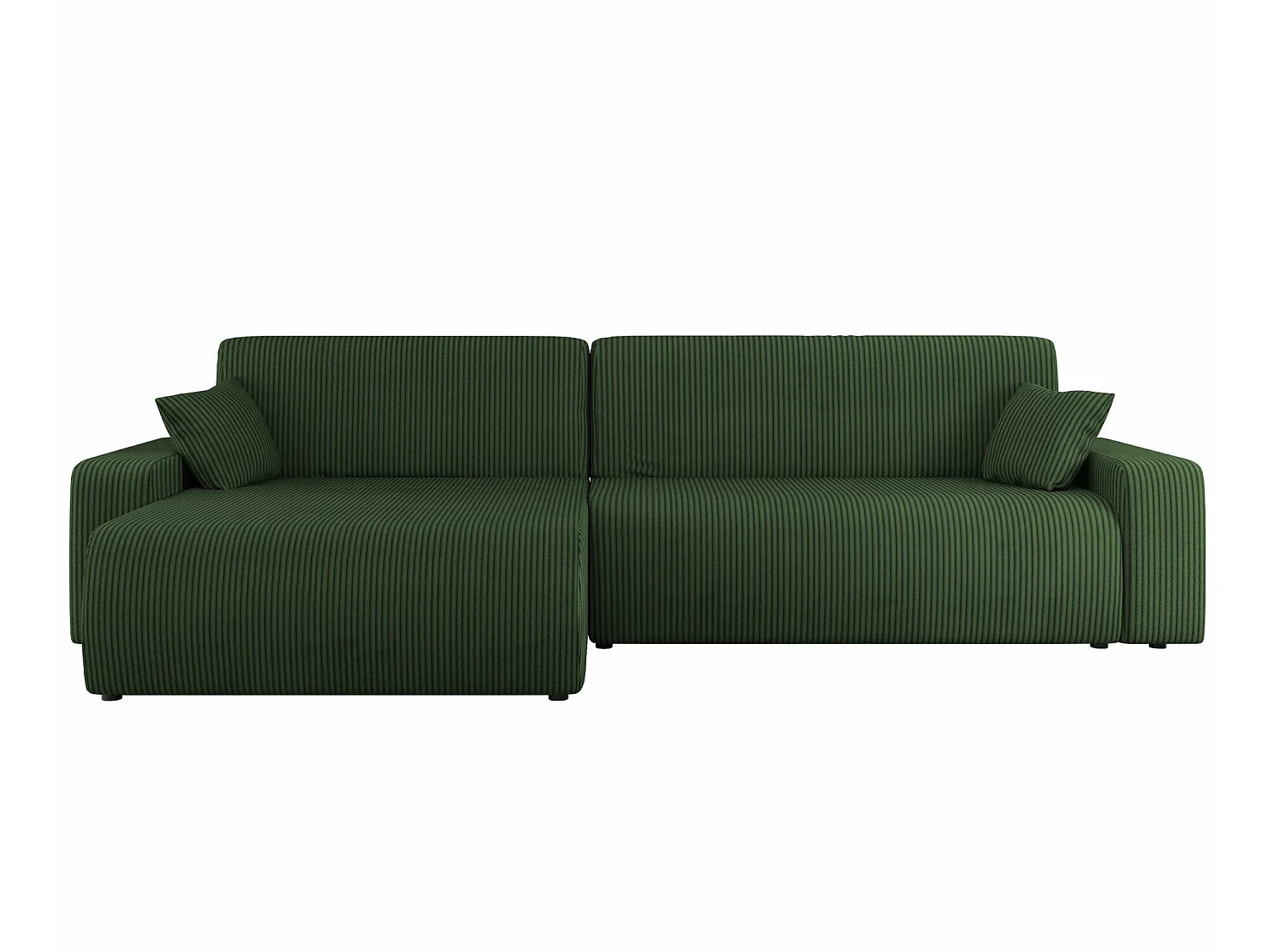 Sofá rinconero Doctral I, Verde, Función de descanso, Almacenaje